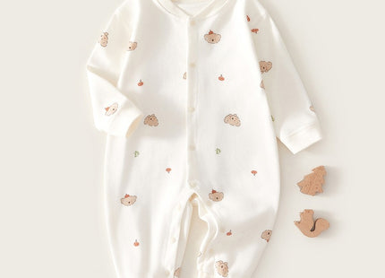 Newborn Baby Spring and Autumn Pure Cotton Jumpsuit