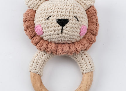 Baby Crochet Animal Rattle Knitted Cartoon Dolls