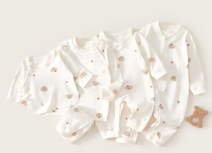 Newborn Baby Spring and Autumn Pure Cotton Jumpsuit