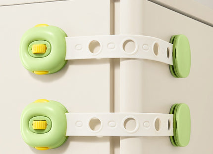 Baby Safety Strap Lock For Drawer Refrigerator - 10 Pieces