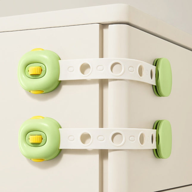 Baby Safety Strap Lock For Drawer Refrigerator - 10 Pieces