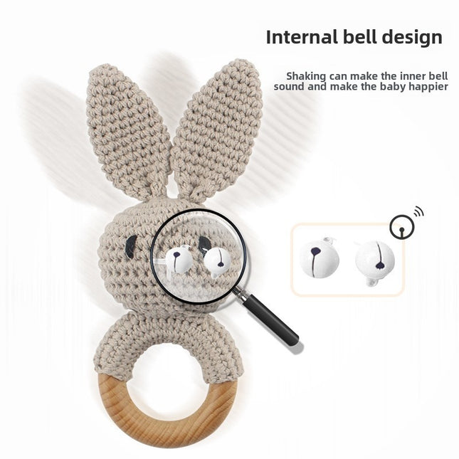 Baby Crochet Animal Rattle Knitted Cartoon Dolls