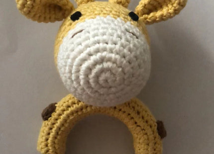 Baby Crochet Animal Rattle Knitted Cartoon Dolls