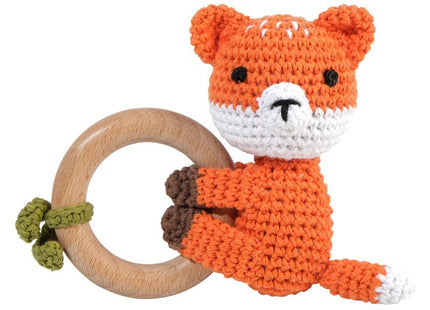 Baby Crochet Animal Rattle Knitted Cartoon Dolls