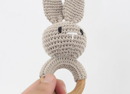 Baby Crochet Animal Rattle Knitted Cartoon Dolls