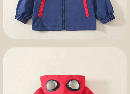 Kid's Spring and Autumn Cartoon Rocket Jackets